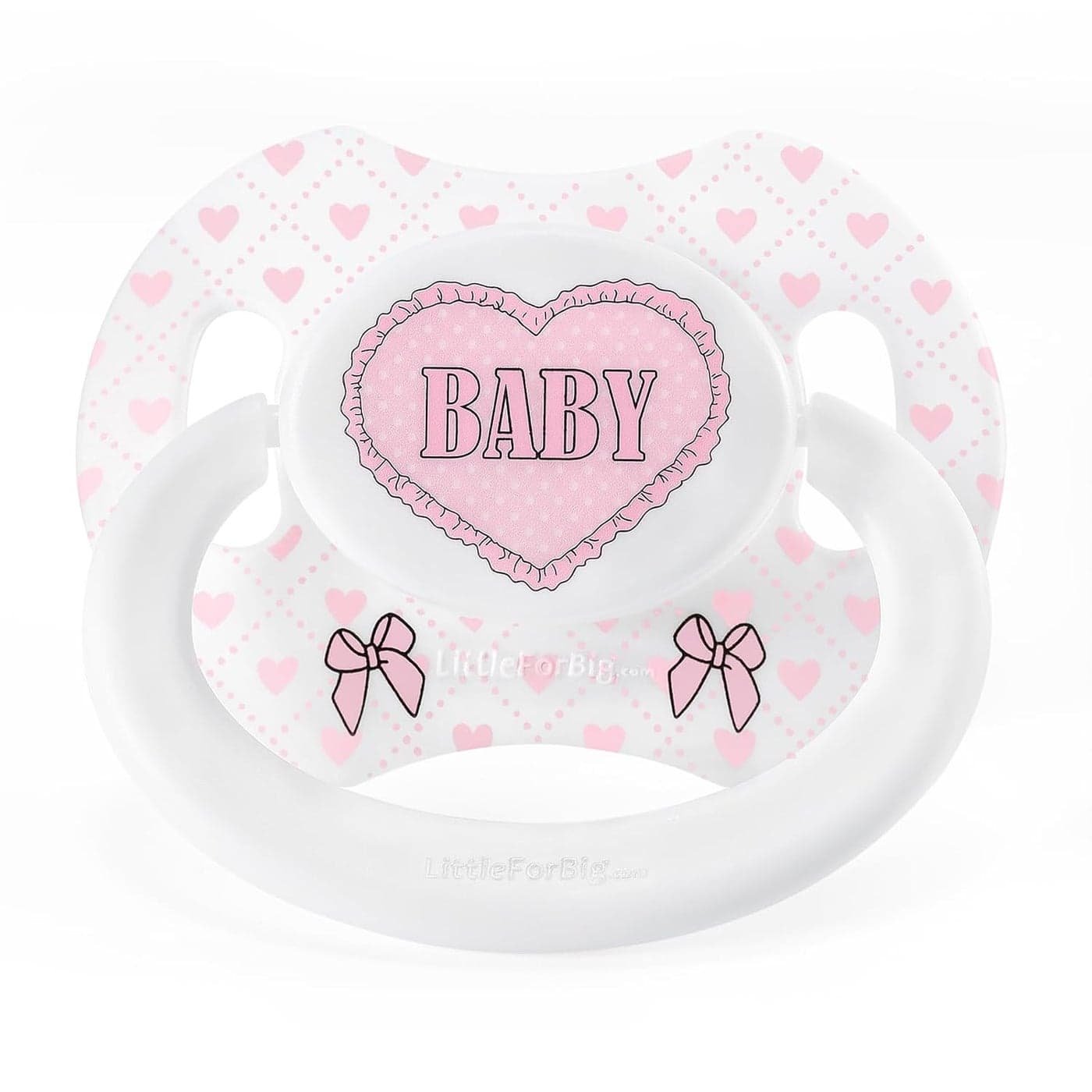 LittleForBig Bigshield GenerationII Adult Sized Printed Pacifier Blushing Baby Pattern