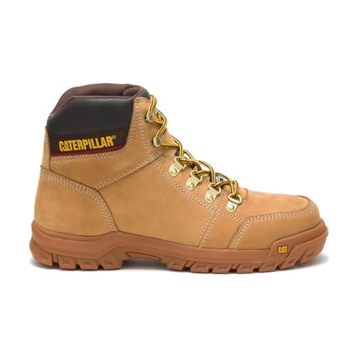 Cat Footwear Men's Outline St Construction Boot, Honey, 9 Wide