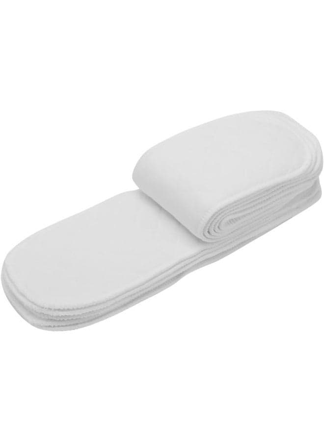 10PCS Reusable Nappy Liners Adult Washable Layers Soft Incontinence Cloth Nappy Insert Liner Nappy Pad Baby Cotton Fibre Inserts for Cloth Nappies