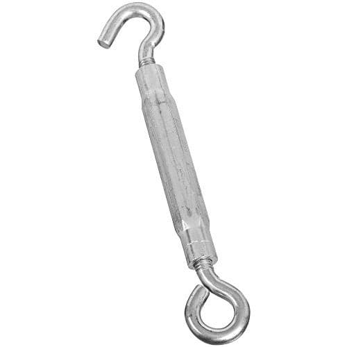 National Hardware N221-887 2172BC Hook and Eye Turnbuckle in Zinc plated,3/8" x 10-1/2"