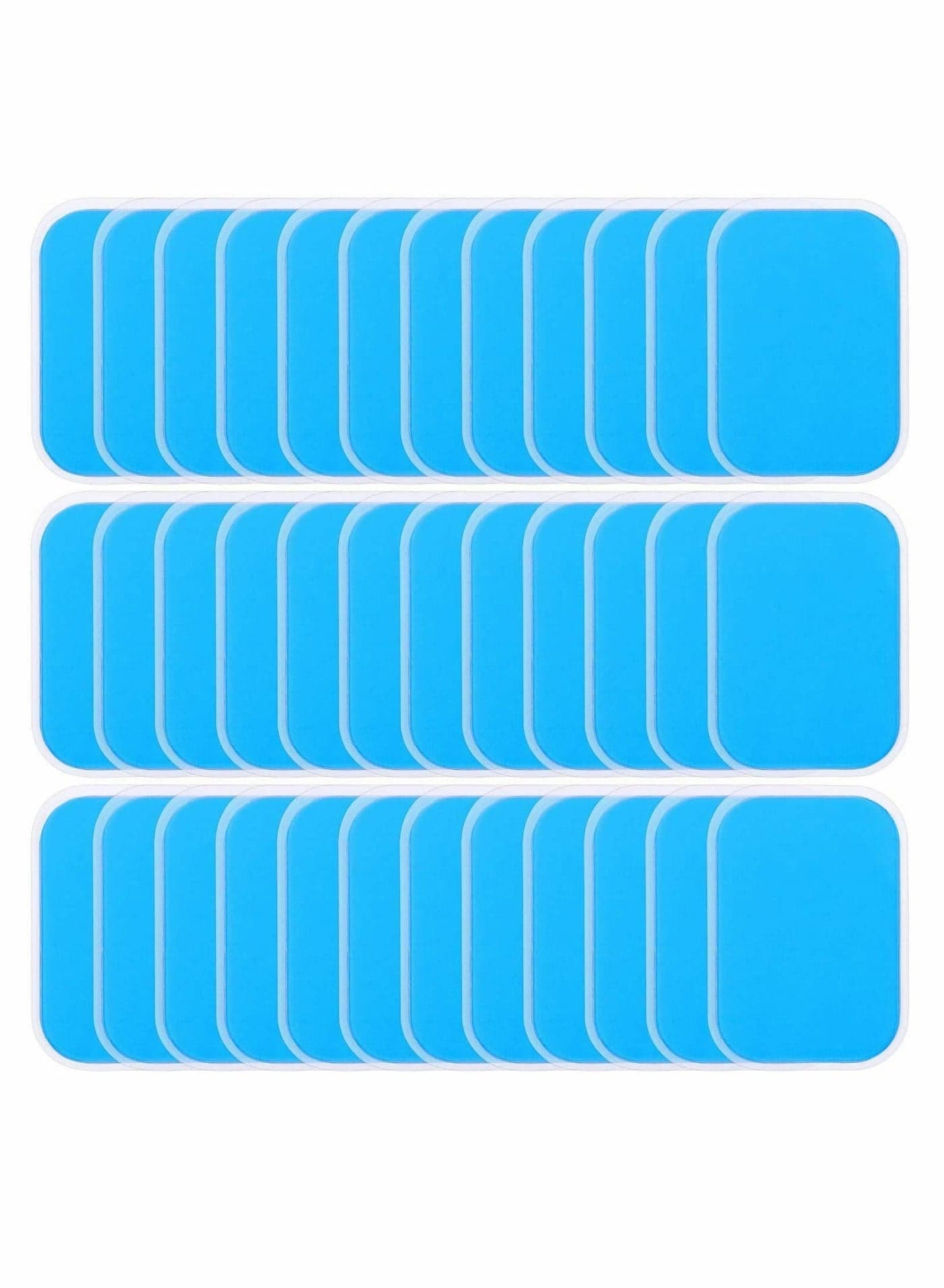 Abs Trainer Replacement Gel Pads, Muscle Stimulator Gel Pads Abdominal Toning Belt Gel Pads Accessories Replacement Pads Muscle for Abs Toner Stimulator Abdominal Muscle Trainer, 36 Pcs
