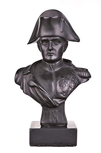 Danila-Souvenirs French Emperor Napoleon Bonaparte Stone Bust Statue Sculpture 5.2'' Black (13 cm)