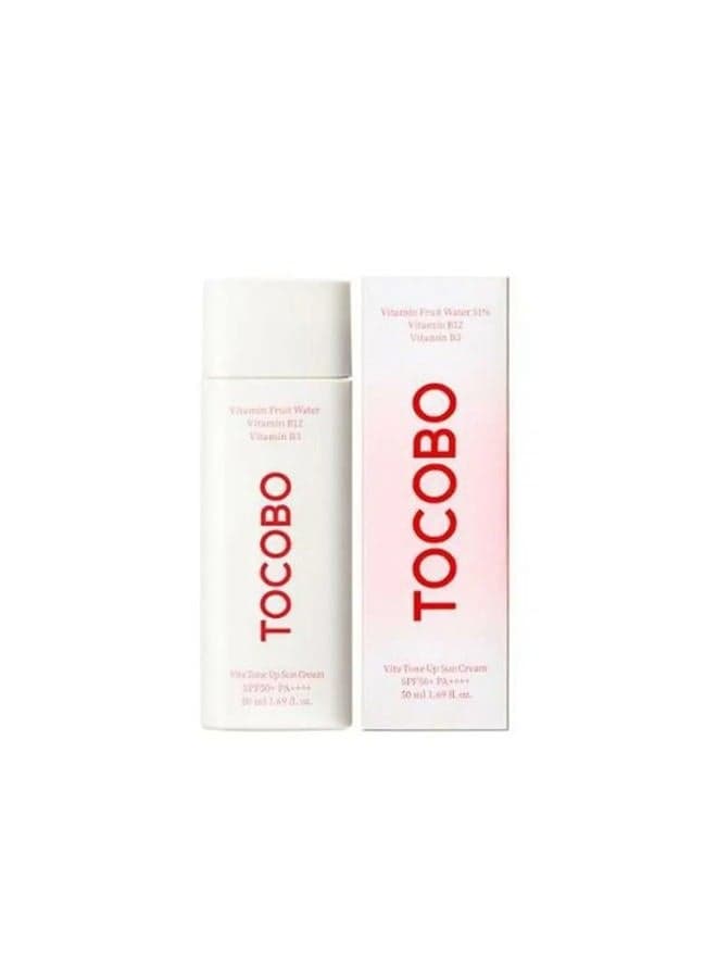 Tocobo Vita Tone Up Sun Cream SPF50+ PA++++ 2.82oz / 50ml Vegan Sunscreen