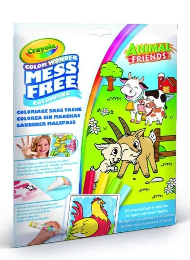 Animal Friends Coloring Book w/ Markers