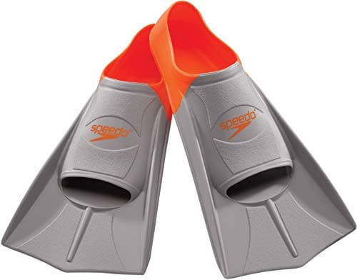 Speedo UnisexAdult Swim Training Fins Rubber Short Blade