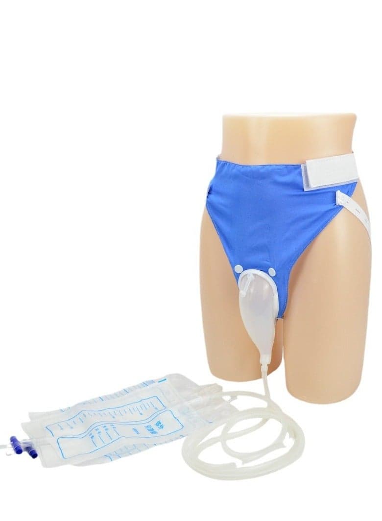 Urine Collection Bag For Bedridden With 2 Urine Bags Reusable Silicone Urinal Drainage Bag System Wearable