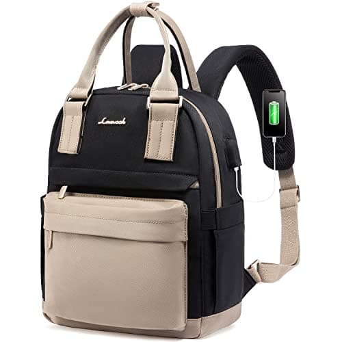 LOVEVOOK Mini Backpack for Women Stylish Waterproof Backpack Purse with USB Port, Cute Daypack for College Travel Party