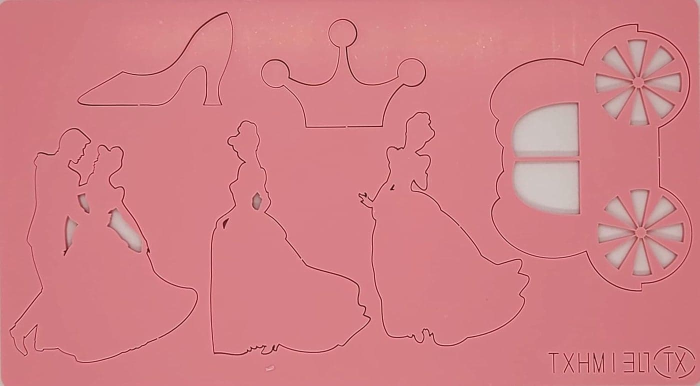 Cake Decor Couple and Crown Shape Acrylic DIY Stamp Embossed Fondant Cake Decorating TXHMI30