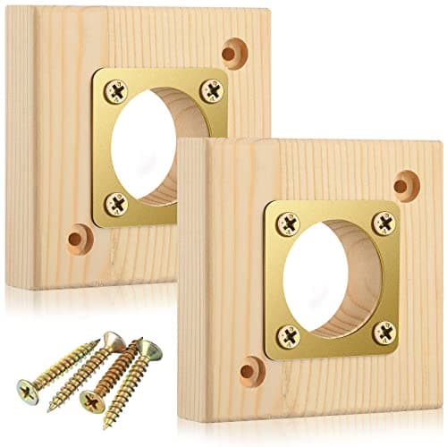 2 Pieces Bluebird House Predator Guard Bird House Predator Guard Replacement Wooden Copper 1 1/2 Inch Opening