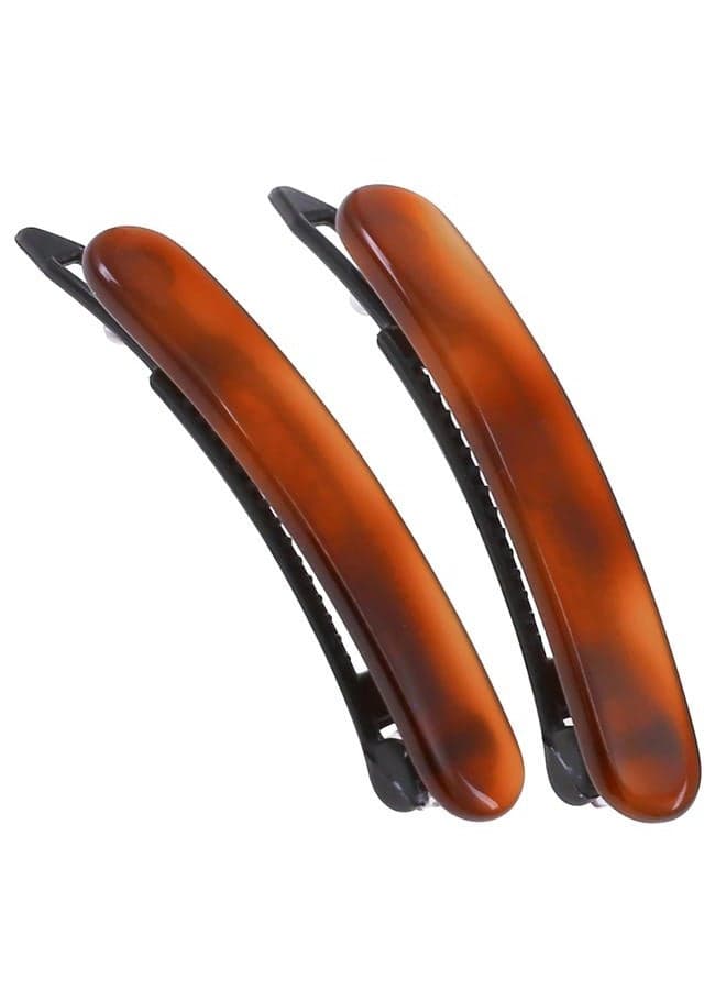 Paris CP3376 French Hair Barrettes Clips for Women, Handmade, Girls Side Slide-in Barrette Clip, Hair Accessories for Women. Strong Hold No Slip Grip Fashion Durable Styling, Made in France