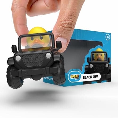 TUBBZ Mini Black SUV Cosplaying Rubber Duck Vinyl Figure Jeep Duck Collectible