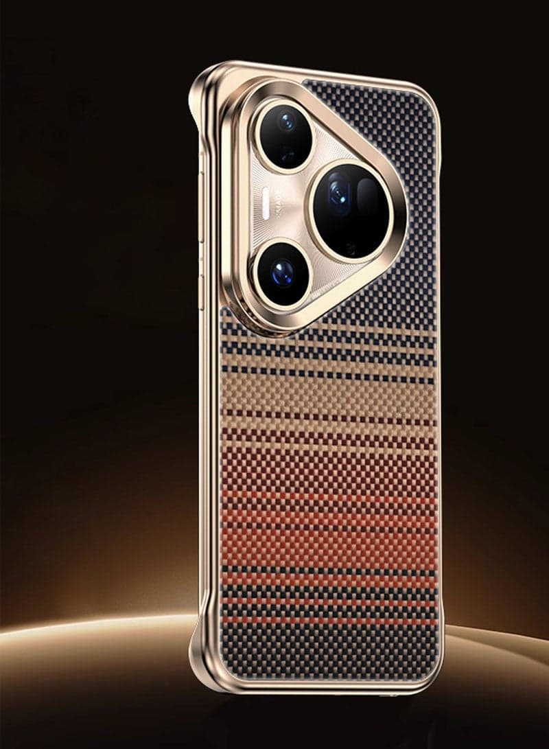 Borderless Magnetic Phone Case Compatible with Huawei Pura 80 Ultra, Anti Fall and Durable Aramid Fiber Protective Shell For Pura 80 Ultra