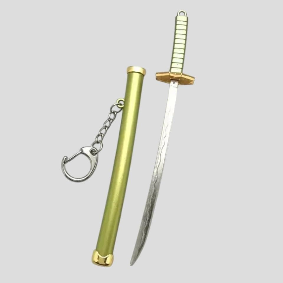SHAKTISM 15cm Mini ONE Piece Anime Zoro Mini Katana Sheathed Alloy, Collectible Toy Model, Anime Merchandise - 6inchcha (6inKatana_KT1Z)