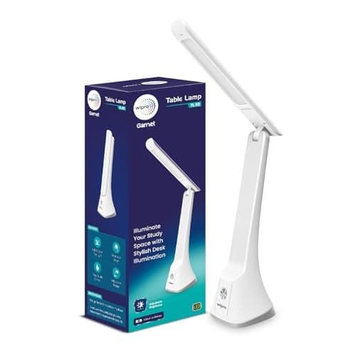 Wipro Rechargeable Table lamp 6W TL2 Pack of 1 White