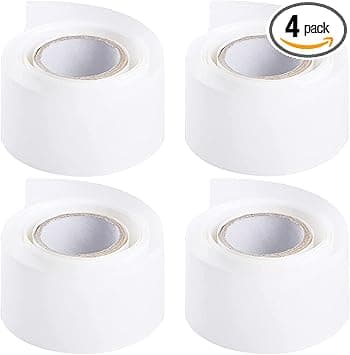 NO 4 Roll Nail Repair Fiberglass Silk Wrap Self Adhesive Anti Damage DIY Strong Protect Reinforce Extension Sticker Nail Art Tool for Gel Nail Extension Home Use or Salon