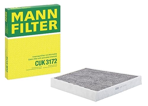 Mann Filter CUK 3172 Automotive Cabin Air Filter with Activated Carbon, Car & Truck Passenger Compartment OEM Filter Replacement for Mercedes Benz: E350, E320, CLS550 and more