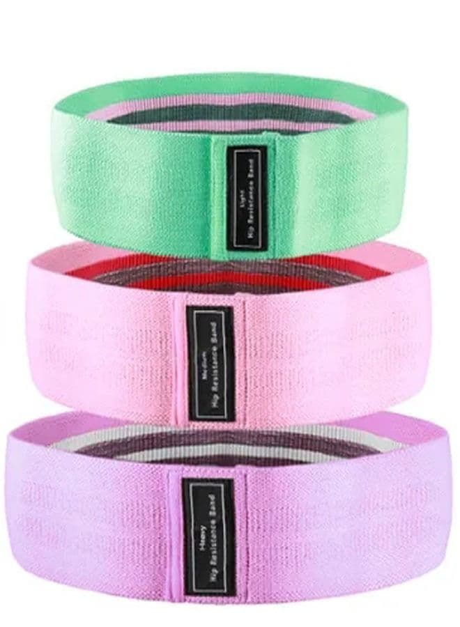 3-Piece Workout Exercise Bands