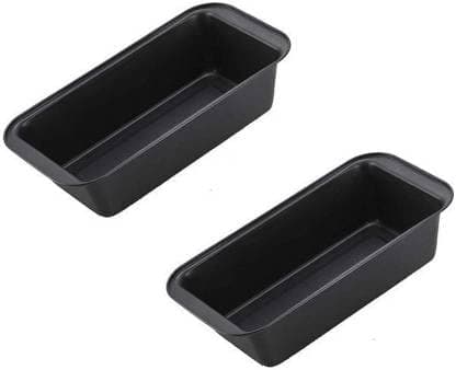SHOPOWARE Bread Loaf Pan Loaf Cake Mould Carbon Steel Rectangle Mold for Making Tea Times Cake Tutty Fruity Cake Maker Microwave Oven Bakeware