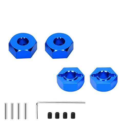 RCAWD 12mm Wheel Hex Hub for Arrma 1/10 Gorgon 4X2 MEGA 550 Upgrades Part Blue