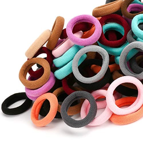 Toddler Hair Ties Kids Hair Ties Small Hair Bands and Girls Elastic Ponytail Holders for Baby Girls Diameter 097 Inch