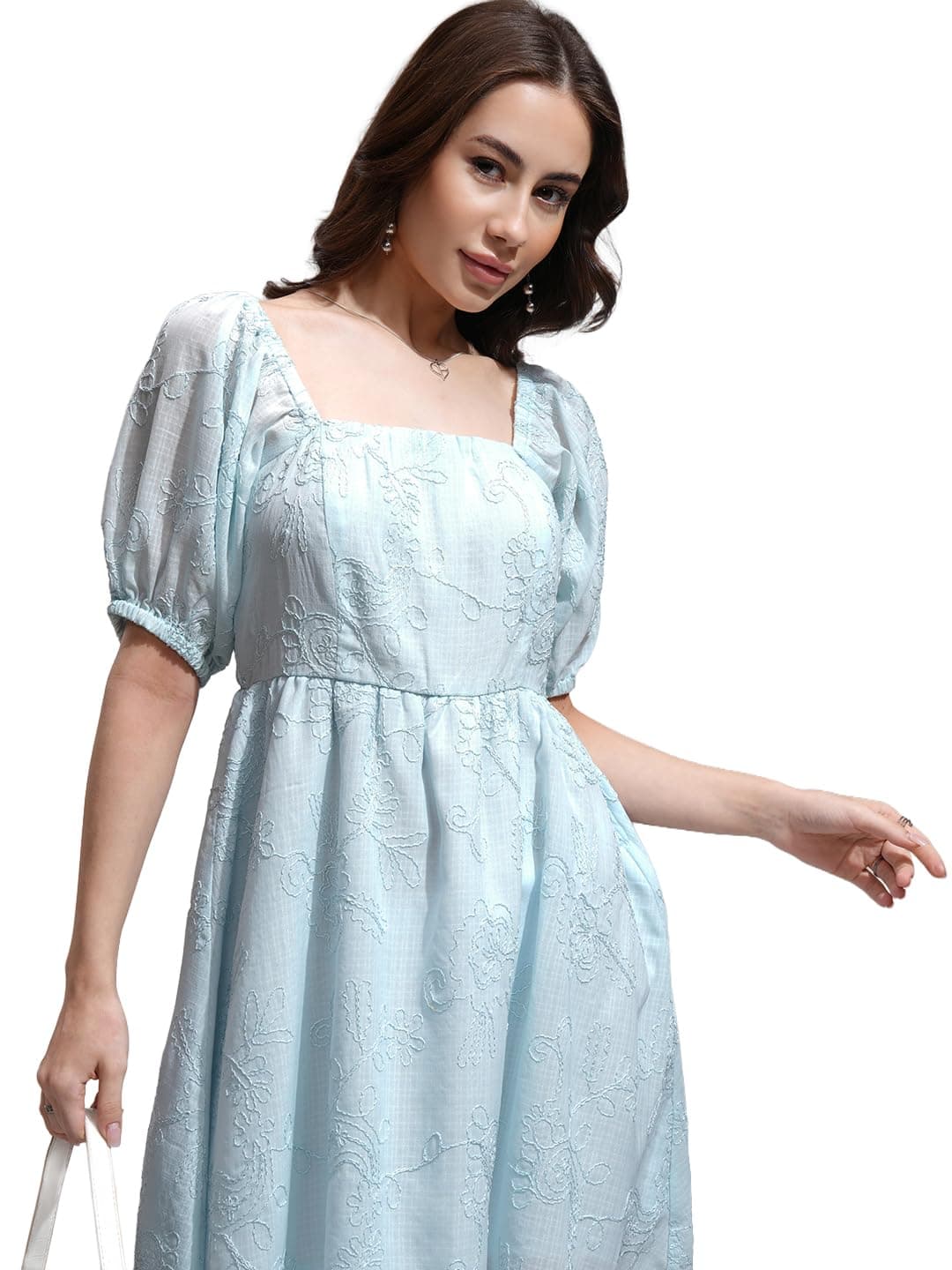 Tokyo Talkies Women Dori Emboide Floral Mini Dress
