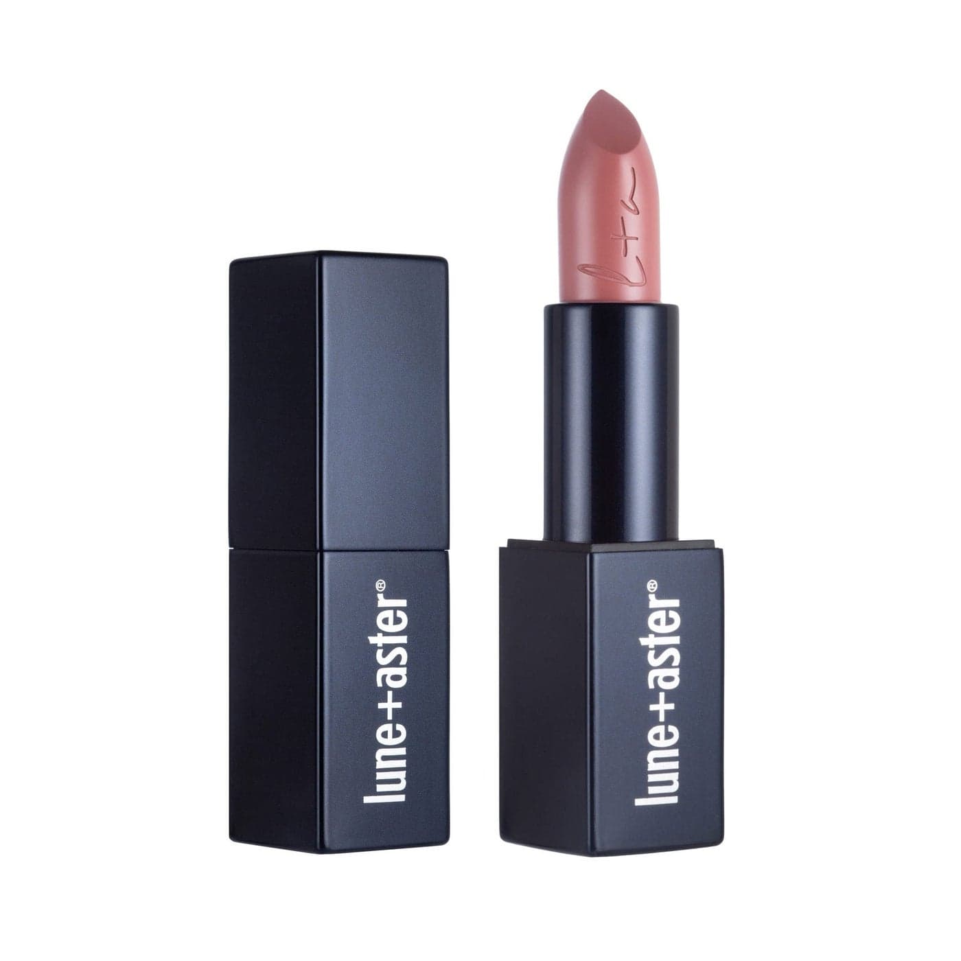 LuneAster PowerLips Lipstick Loved Formulated with nourishing jojoba oil vitamin E and sunflower seed oil the creamy lightweight texture glides on smoothly