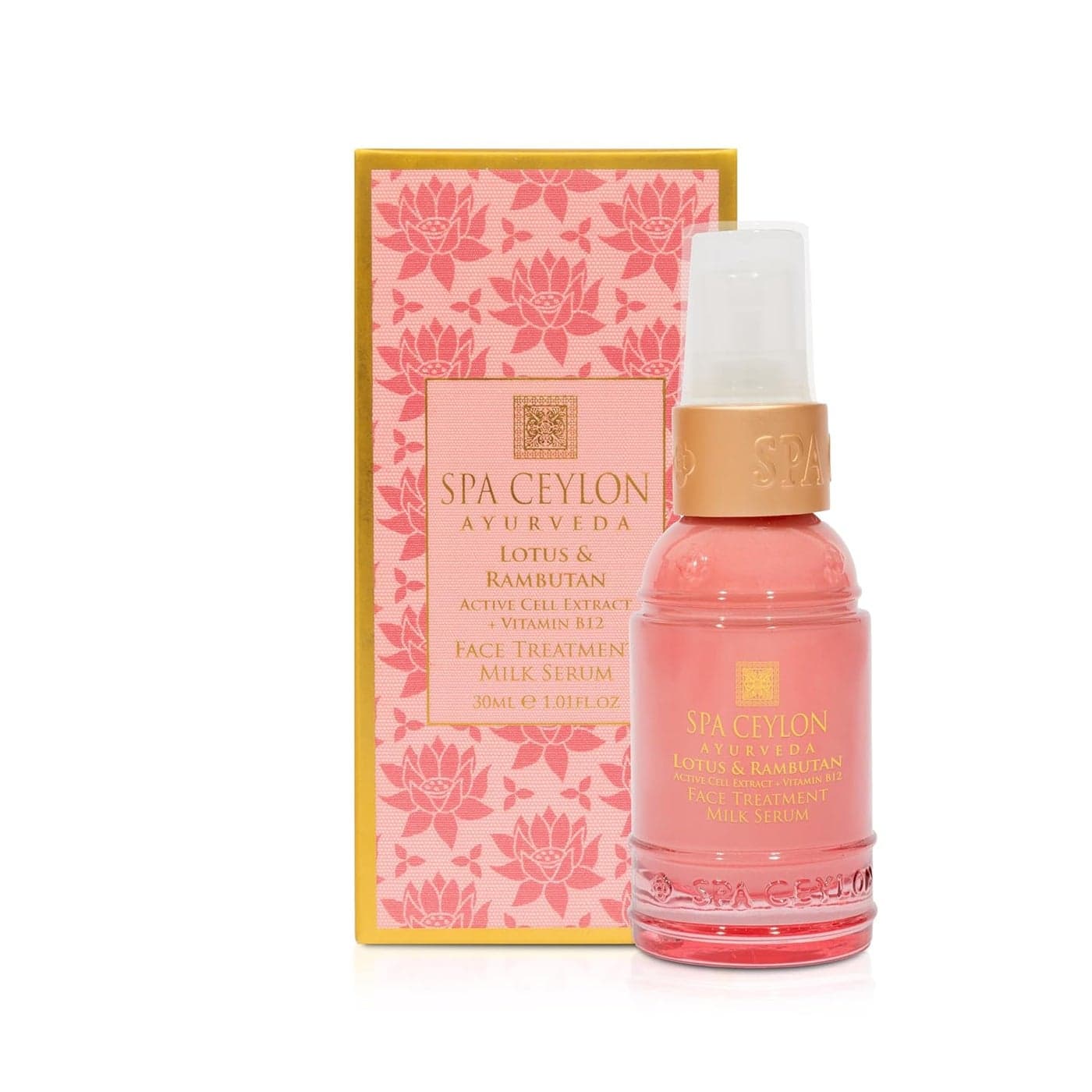 SPA CEYLON Lotus Rambutan Face Treatment Milk Serum Renewing Skin Serum Skin Repair Serum for Sensitive Skin 30ml