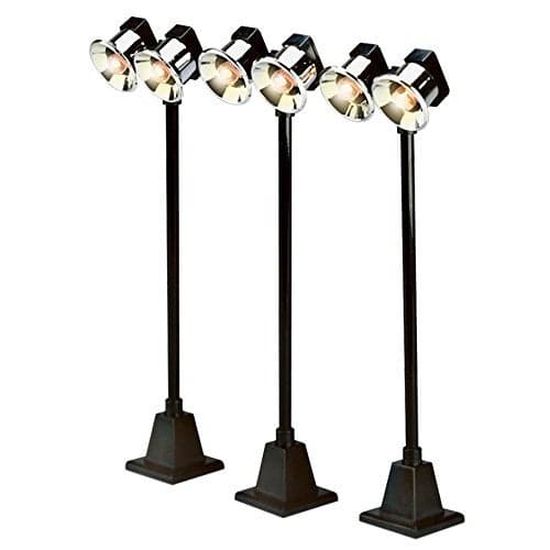 Lionel Black #65 Yard Lights 3-Pack Model Train Accessory