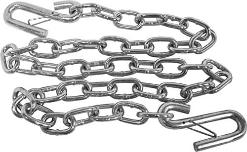 Attwood 110117 HeavyDuty 51inch Steel Boat Trailer Safety Chain with Spring Clip Hooks