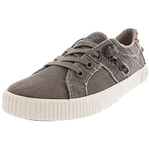 Blowfish Malibu womens Fruit Sneaker Wolf Gray Smoked Canvas 75 US
