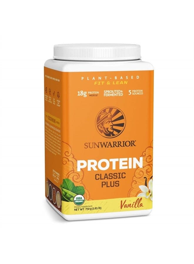 SUNWARRIOR Organic Classic Plus Vanilla, 750 GR