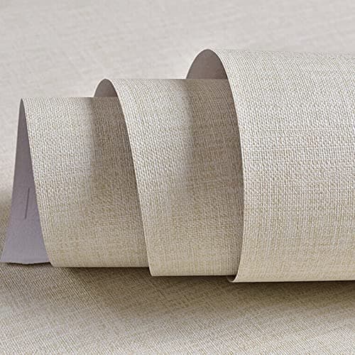 TANONE Contact Paper Peel and Stick 158 in X 118 in Grasscloth Wallpaper Self Adhesive Removable Wallpaper Fabric Linen Thickened Wall Paper Decorative for Wall Cabinets Drawers Kitchen