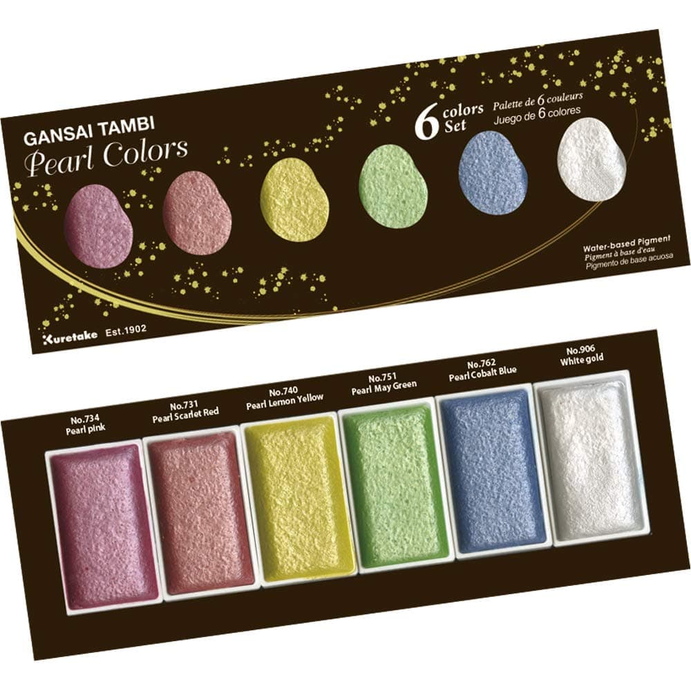 Zig Gansai Tambi Pearl Color Set