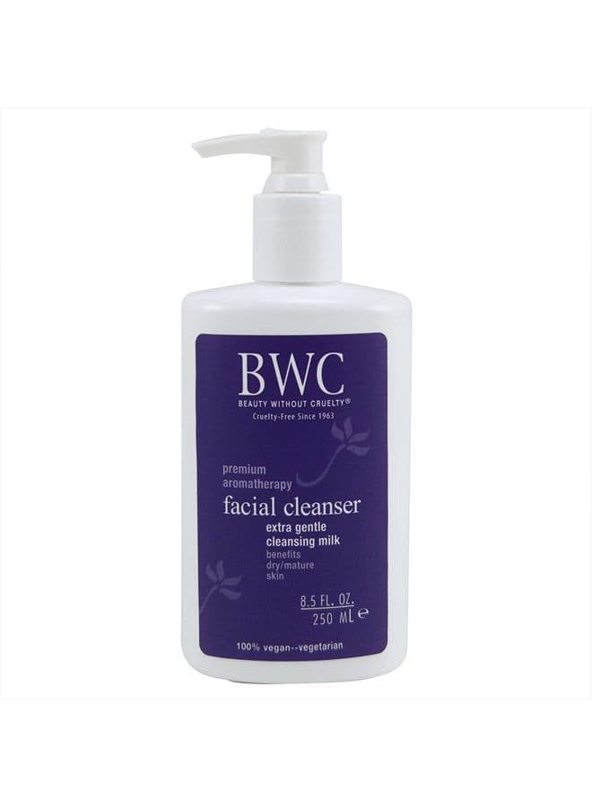 Beauty without Cruelty Facial Cleansing Milk, Extra Gentle, 8.5-Ounce