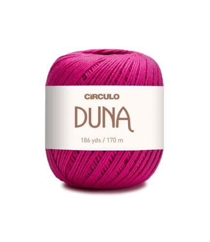 Crculo Duna Yarn 186 yds 352 oz Light Worsted DK Yarn 100 Mercerized Brazilian Virgin Cotton Perfect for Knitting and Crocheting Pack of 1 Ball 6133