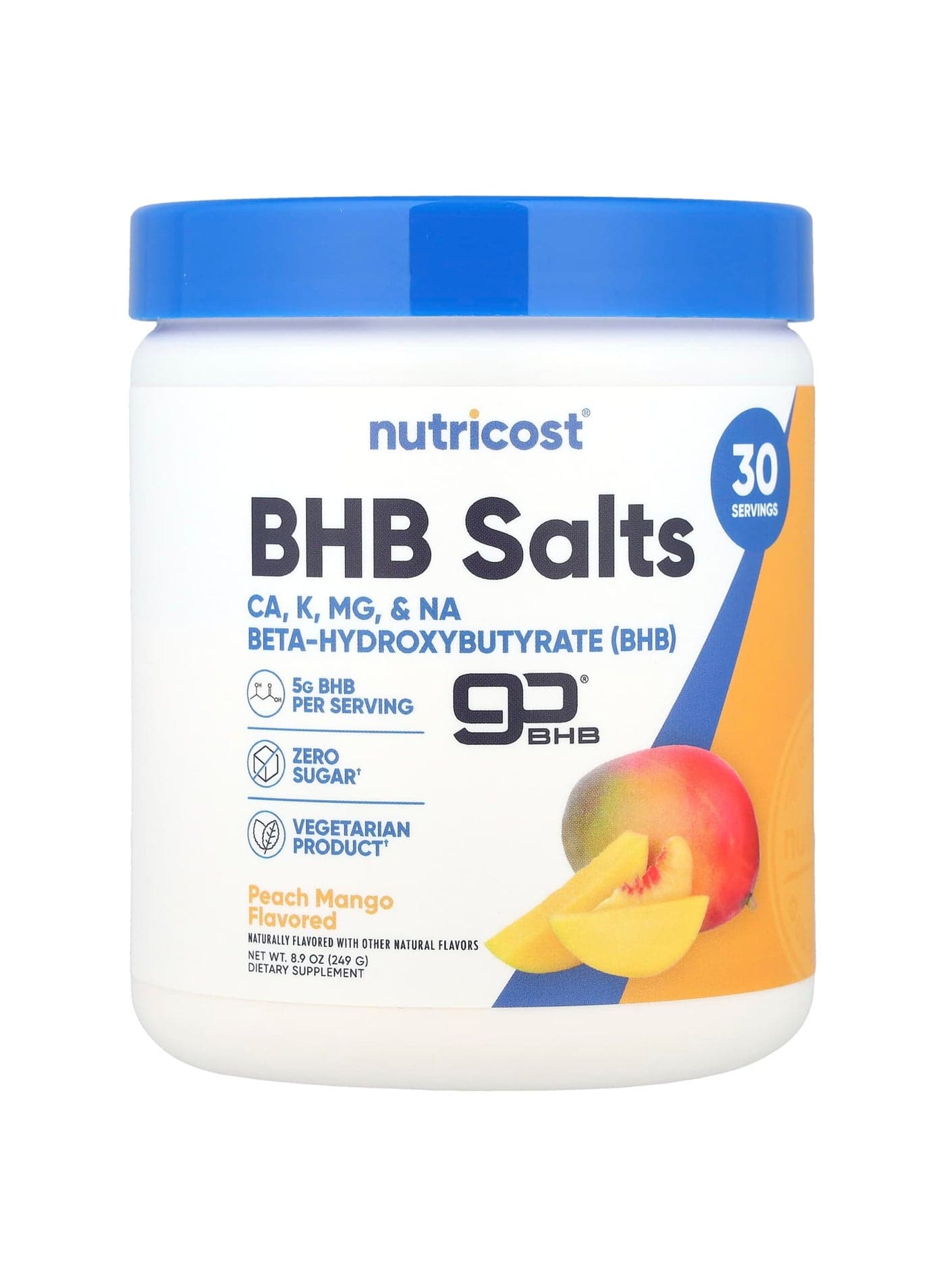 BHB Salts, goBHB®, Peach Mango, 8.9 oz (249 g)