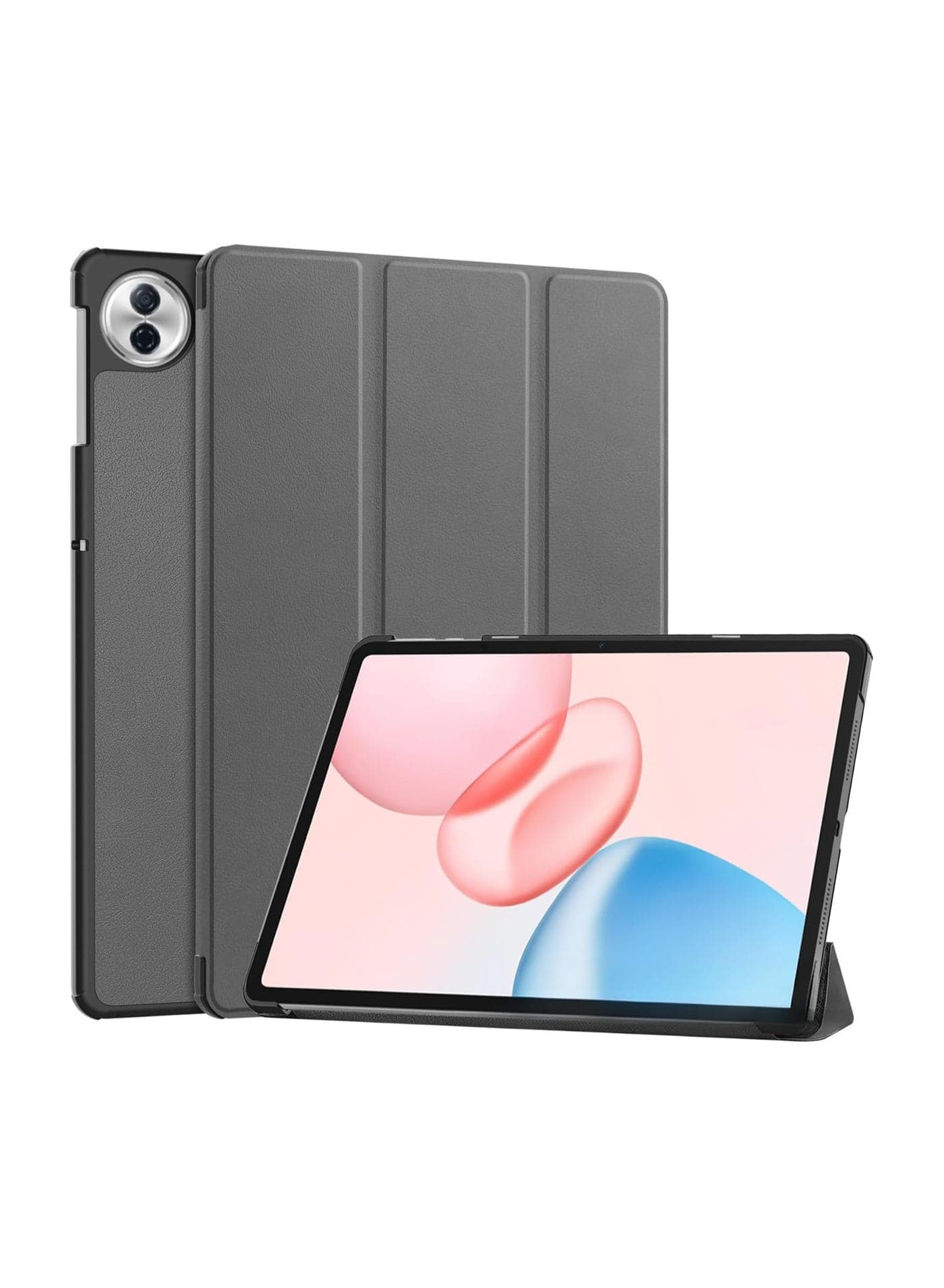 Compatible Honor Pad 10 12.1-inch (2025) Leather Case, Tri-Fold Smart Tablet Case, Multi-View Stand, Auto Sleep/Wake Function, Shock and Drop Resistant