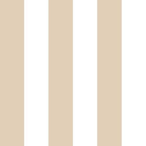 STICKEEP Neutral Striped Peel and Stick Wallpaper Self Adhesive Brown and White Wallpaper Removable Thick Striped Contact Paper for Walls Living Room Bedroom Home Decor Vinyl Roll 17.5" x 120"