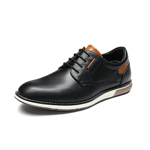 Bruno Marc Men's Casual Dress Shoes,Size 11W,Black,SBOX2336MWIDE