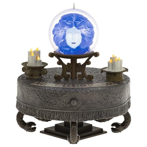 Hallmark Keepsake Christmas Ornament 2023 Disney The Haunted Mansion Collection Madame Leota With Light and Sound Gifts for Disney Fans