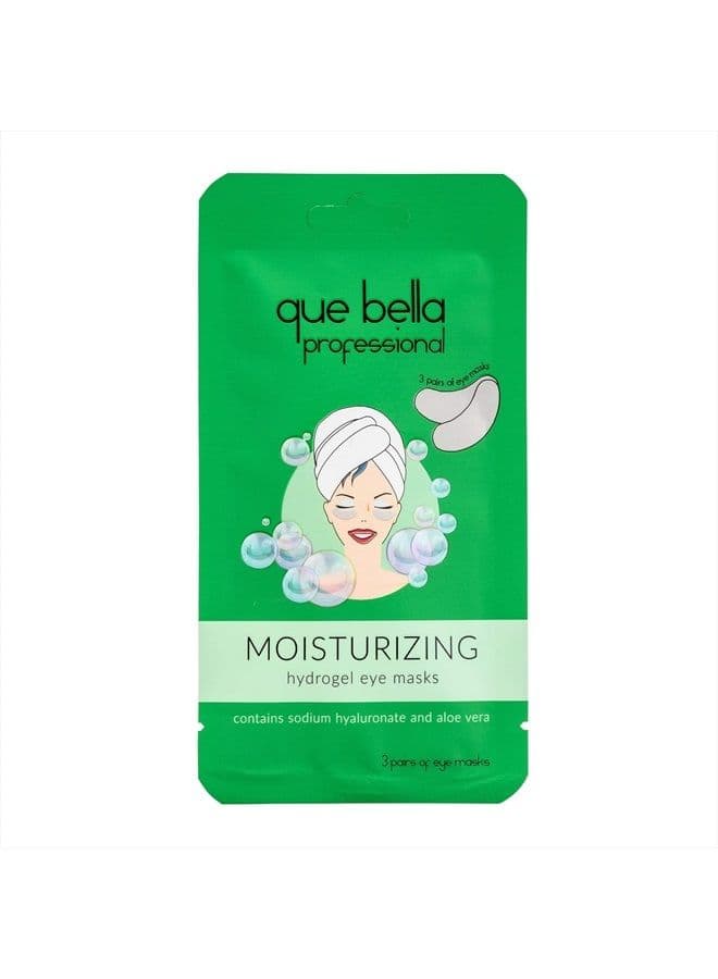 Professional Moisturizing Gel Eye Masks - 3 pairs
