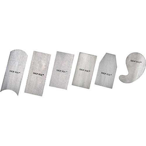 Shop Fox D3294 Scraper Set, 6-Piece, White