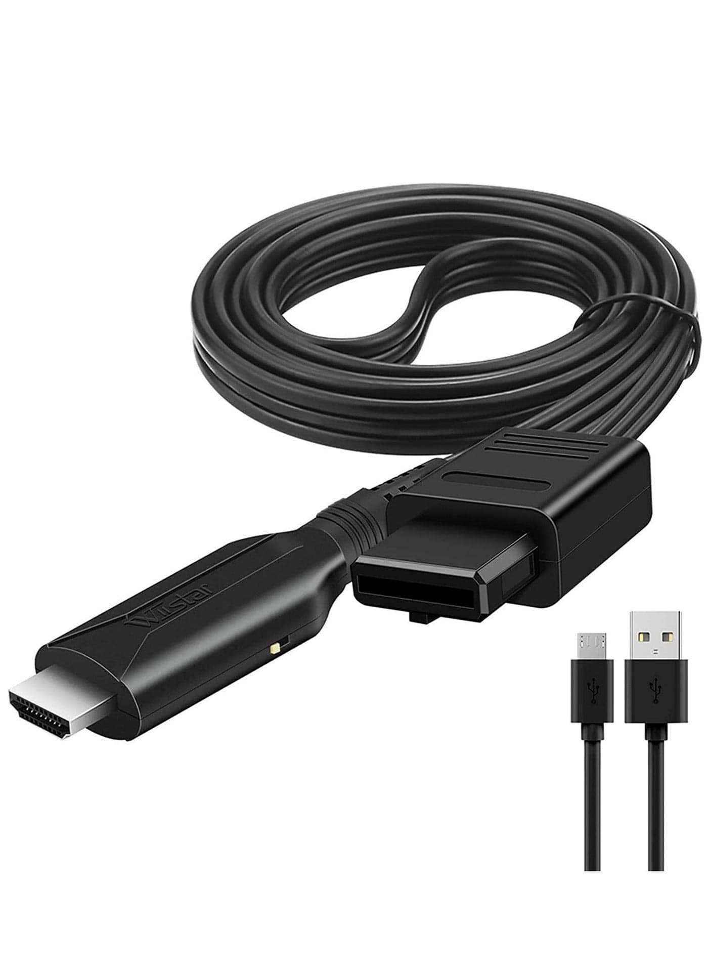 Wii to HDMI Converter 1080P Adapter Output Video Support for Monitor TV Projector Computer Speakers Headphones