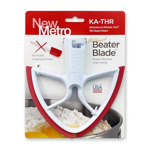 New Metro KATHR Original Beater Blade Works w KitchenAid 45 5 Qt TiltHead Stand Mixers Red