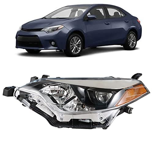 WFLNHB Headlights Assembly Replacement for Toyota Corolla 2014-2016 Projector Headlights Headlamps Driver Side