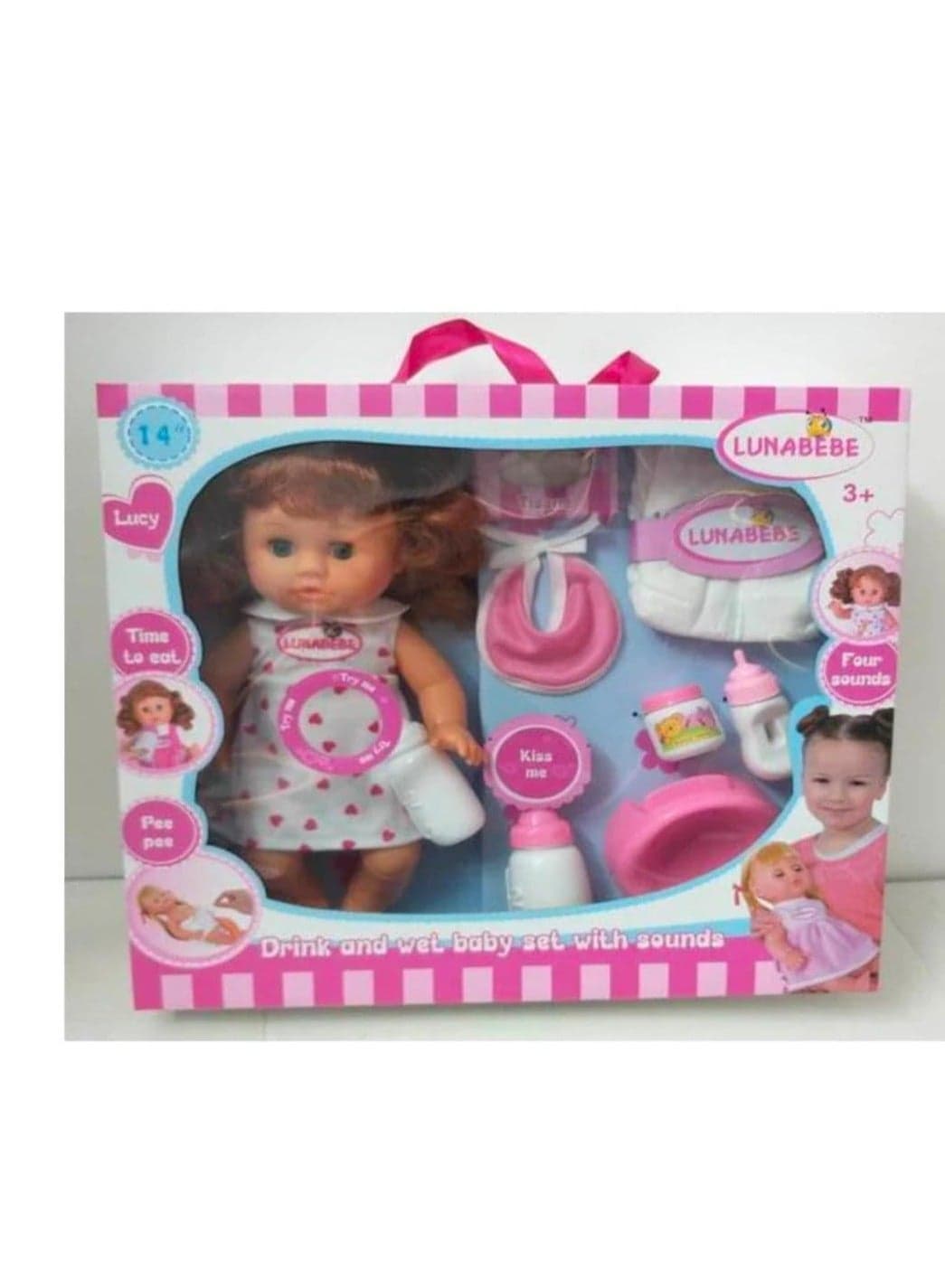 NEW REZZOSS Baby Lucy Doll with Accessories for Girls