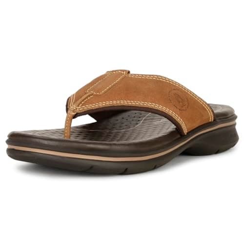 Hush Puppies Miles New Thong Men's Tan Sandals - 7 UK (8753106)
