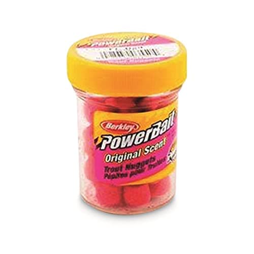 Berkley PowerBait Power Nuggets , Fluorescent Red, 1.1-Ounce