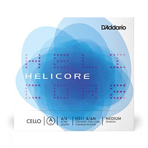 DAddario Helicore 44 Scale Medium Tension Single A String for Cello