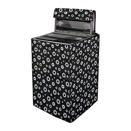 Wings Star Polyester Lg Top Load Washing Machine Cover For 6 Kg, 6.2 Kg, 6.5 Kg, 7 Kg (58 X 58 X 88 Cm) | Waterproof & Dust-Proof Top Loading Fully Automatic Washing Machine Cover For Lg, Kum52